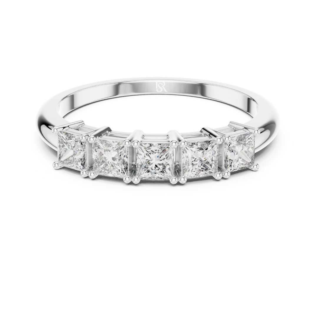 White gold princess diamond bar ring
Princess cut diamond row band in white gold
White gold five stone princess ring
Modern white gold diamond stack band
Minimal white gold princess diamond ring
Straight row princess diamond wedding band
White gold square diamond anniversary ring
Elegant princess cut diamond band
White gold multi stone diamond ring
Contemporary princess diamond ring in white gold