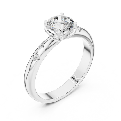 White Gold Round Diamond Accent Solitaire Ring
Cathedral Style White Gold Diamond Ring
Round Diamond Prong Set White Gold Ring
White Gold Engagement Ring With Accent Stones
Elegant White Gold Solitaire Diamond Ring
Minimal White Gold Round Diamond Ring
Tapered White Gold Diamond Engagement Ring
Classic Round Diamond White Gold Ring
Polished White Gold Accent Diamond Ring
Modern White Gold Solitaire Ring