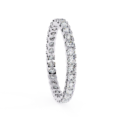 White gold eternity band with round diamonds
Round diamond eternity ring in white gold
White gold diamond full band ring
Diamond eternity band side view
White gold ring with round diamond line
Classic round diamond eternity band
White gold band with set diamonds
Round diamond white gold eternity ring
White gold diamond band close view
Full diamond eternity ring in white gold