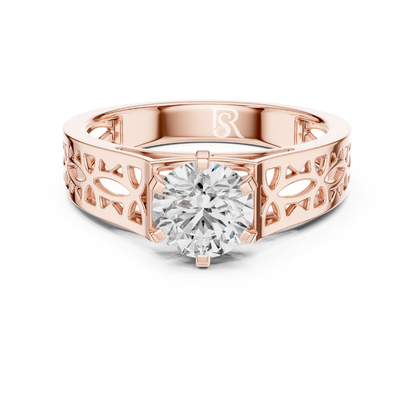 Rose gold round diamond wide band ring
Round diamond rose gold designer ring
Rose gold ring with round center diamond
Wide band rose gold round diamond ring
Round cut diamond rose gold ring
Rose gold round diamond statement ring
Round diamond rose gold band design
Rose gold round diamond luxury ring
Rose gold ring round diamond front view
Round diamond rose gold ring close view