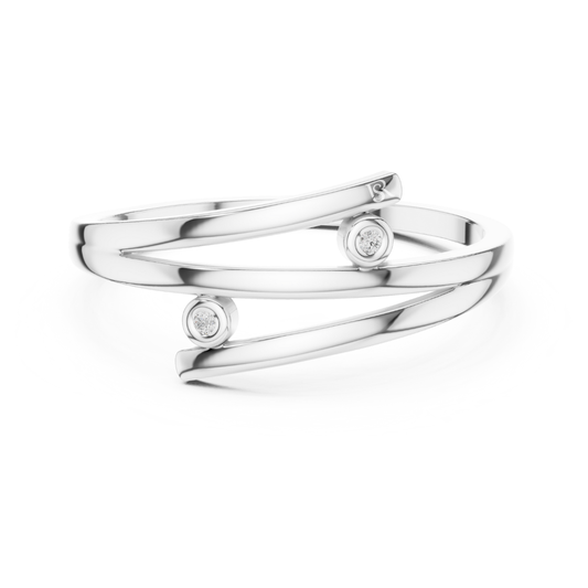 Minimal white gold crossover diamond ring
Modern wrap style white gold ring
Open bypass white gold diamond ring
Sleek white gold spiral diamond ring
Contemporary white gold ring with diamonds
Elegant layered white gold diamond ring
Minimalist open band diamond ring
Twisted white gold ring with round diamonds
Modern bypass ring with bezel set diamonds
Fine white gold wrap ring with diamonds