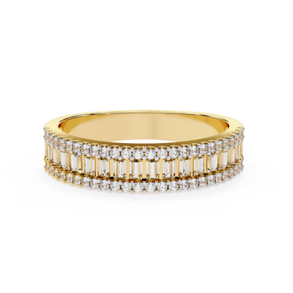 Yellow gold baguette diamond band front
Baguette diamond band in yellow gold
Yellow gold wide diamond band
Front view yellow gold baguette diamond ring
Yellow gold band with baguette diamonds
Diamond baguette row yellow gold band
Yellow gold layered diamond band
Yellow gold baguette diamond ring design
Yellow gold diamond band straight view
Yellow gold baguette diamond ring close view