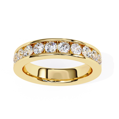 Yellow gold channel diamond band
Channel set diamond gold ring
Yellow gold diamond band front view
Gold ring with channel diamonds
Yellow gold diamond band design
Channel diamond band yellow gold
Yellow gold ring diamond row
Diamond channel gold band
Yellow gold diamond band close view
Channel set diamond yellow gold ring