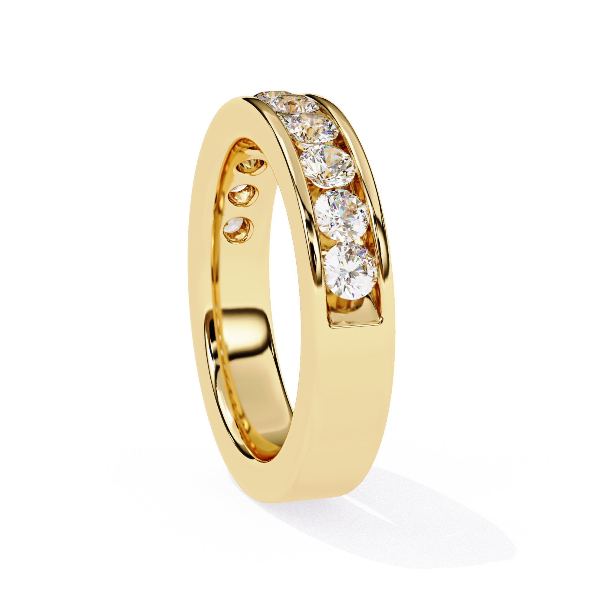 Yellow gold channel diamond band side view
Channel set diamond yellow gold ring side
Yellow gold diamond band angled view
Side view yellow gold channel diamond ring
Yellow gold ring with channel diamonds side
Diamond channel band yellow gold side view
Yellow gold diamond band profile view
Channel diamond yellow gold ring angle
Yellow gold channel diamond ring profile
Side angle yellow gold diamond band