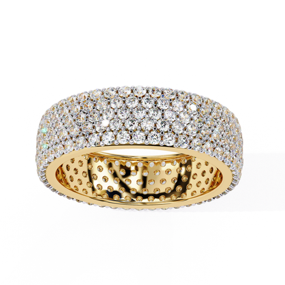 Yellow gold diamond band
Diamond band ring front
Yellow gold wide diamond ring
Multi diamond band ring
Yellow gold pave band
Diamond set gold band
Wide gold ring with diamonds
Yellow gold diamond ring view
Full diamond band ring
Gold band with diamond setting