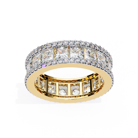 Yellow gold channel set diamond band
Gold band with row set diamonds
Yellow gold diamond ring top view
Channel diamond yellow gold band
Yellow gold ring with clear diamonds
Diamond row set gold band
Yellow gold full diamond band
Gold band with channel diamonds
Yellow gold ring diamond setting
Channel style diamond gold band