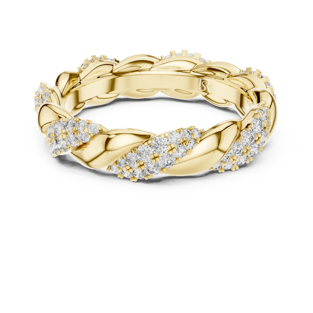 Yellow gold diamond leaf eternity band
Diamond leaf pattern yellow gold ring
Yellow gold floral diamond eternity ring
Leaf inspired diamond band in yellow gold
Yellow gold marquise leaf diamond ring
Diamond cluster leaf eternity band
Nature inspired yellow gold diamond band
Yellow gold vintage style diamond ring
Curved leaf diamond wedding band
Yellow gold diamond statement eternity ring