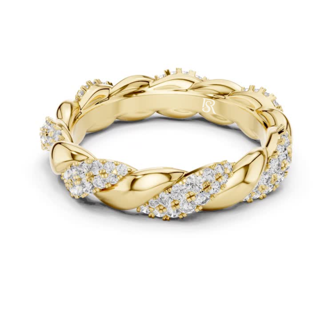 Yellow gold diamond leaf pattern eternity ring
Diamond leaf eternity band in yellow gold
Yellow gold curved leaf diamond band
Nature inspired diamond eternity ring
Yellow gold marquise leaf diamond ring
Diamond cluster leaf style wedding band
Yellow gold floral inspired diamond ring
Leaf motif diamond eternity band
Yellow gold elegant diamond leaf ring
Diamond accented leaf pattern band ring