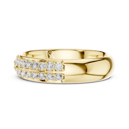Yellow gold double row diamond pave ring
Wide gold band with round diamonds
Modern yellow gold diamond ring
Double line diamond band in gold
Elegant pave diamond gold band
Minimal yellow gold diamond ring
Lab diamond pave ring for women
Thick gold diamond statement ring
Fine diamond pave band in gold
Contemporary yellow gold diamond band