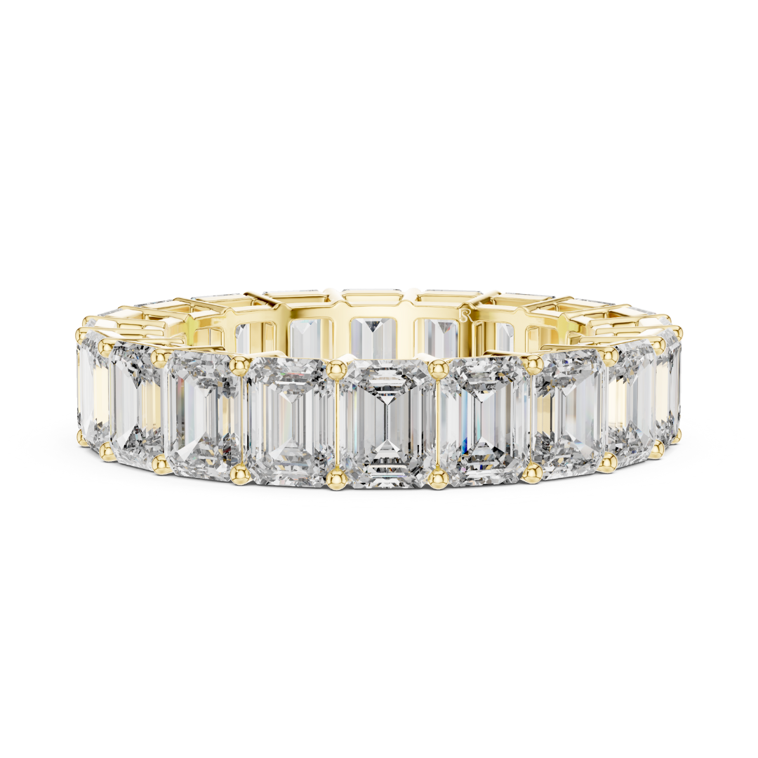 Yellow gold emerald cut diamond eternity ring front view
Front view of emerald diamond eternity band in gold
Yellow gold eternity ring with emerald cut diamonds
Luxury emerald cut diamond band ring in yellow gold
Elegant yellow gold full eternity diamond ring
Statement emerald diamond eternity band front angle
Fine yellow gold ring with emerald cut diamonds
Prong set emerald cut diamond eternity ring
Premium yellow gold eternity band with large diamonds
Modern emerald cut diamond ring front profile