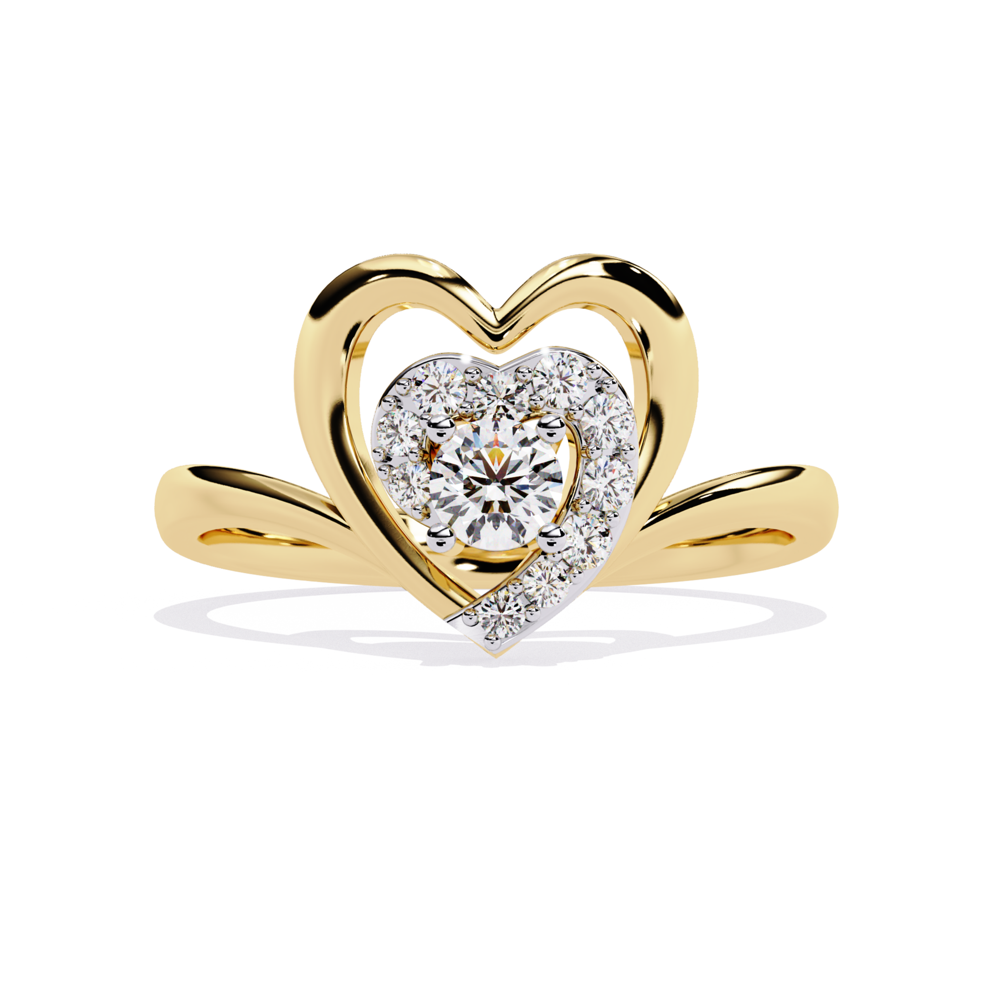 Yellow gold heart diamond ring
Heart shape diamond ring front
Yellow gold heart ring design
Diamond heart ring top view
Heart center diamond ring
Yellow gold heart style ring
Front view heart diamond ring
Heart motif diamond ring
Yellow gold diamond heart ring
Heart design ring front view