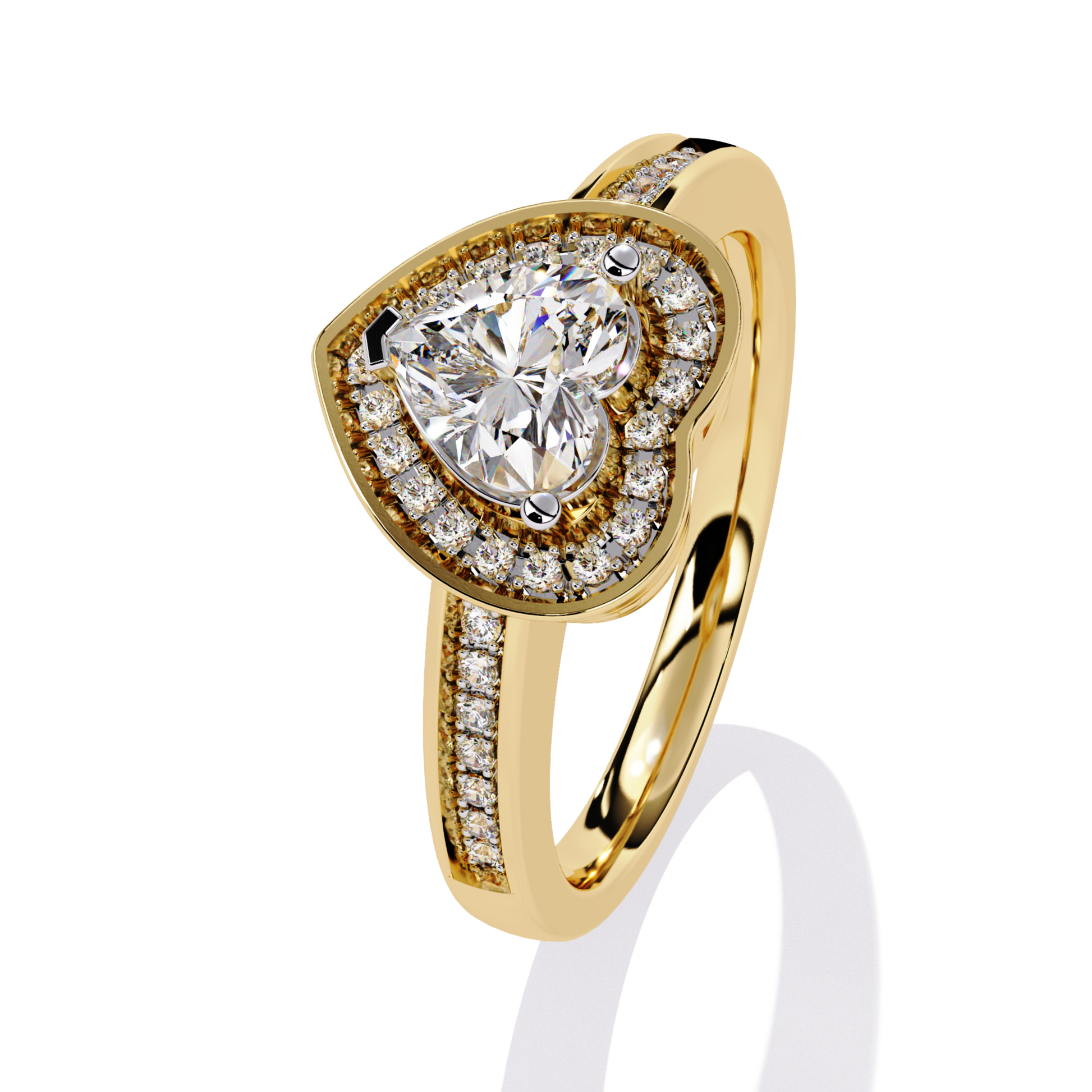 yellow gold heart shape diamond ring
heart diamond halo ring yellow gold
heart cut diamond ring yellow gold
heart shape diamond engagement ring
heart diamond ring with round halo
yellow gold heart diamond ring angle view
heart shape diamond ring pave band
heart diamond ring fine jewelry
yellow gold heart halo diamond ring
heart shape diamond ring side view