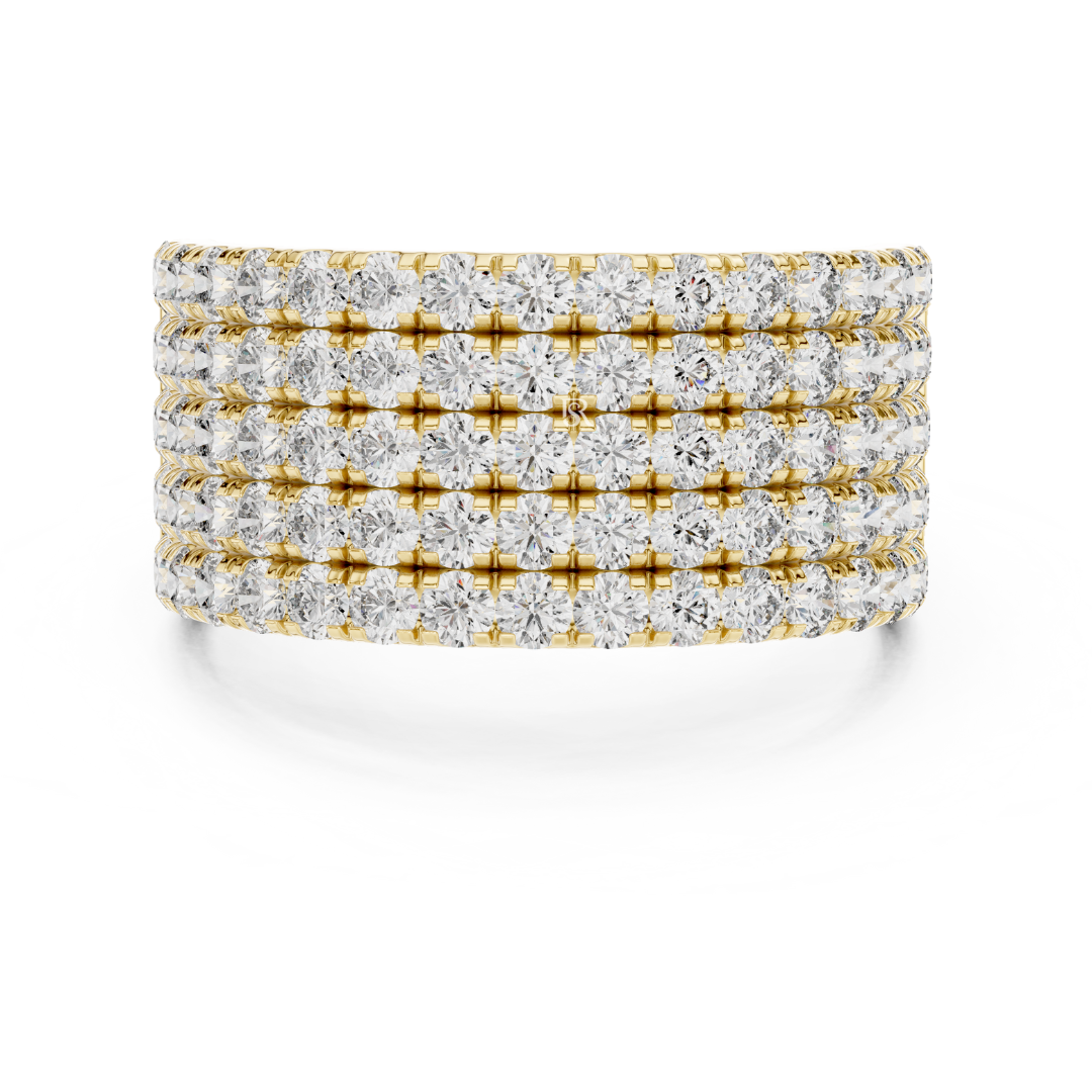 Yellow gold multi row Pave diamond band ring
Wide yellow gold round diamond statement band
Yellow gold luxury diamond anniversary ring for women
Multi layer yellow gold diamond band with round stones
Yellow gold wide Pave diamond fashion ring
Bold yellow gold multi row diamond band design
Yellow gold round brilliant diamond wide ring
Elegant yellow gold layered diamond anniversary band
Yellow gold statement ring with multi row diamonds
Wide yellow gold diamond band with Pave setting