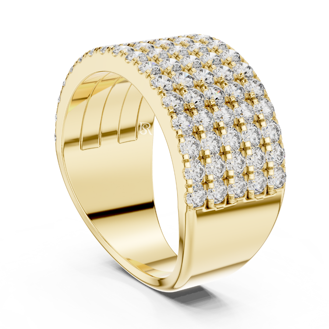 Yellow gold multi row Pave diamond dome statement ring
Wide yellow gold layered diamond fashion band
Yellow gold curved Pave diamond cocktail ring
Multi row round diamond yellow gold dome ring
Yellow gold luxury diamond statement band ring
Yellow gold broad dome ring with round diamonds
Angled yellow gold multi layer diamond ring
Yellow gold bold Pave diamond dome design
Round brilliant diamond yellow gold wide ring
Yellow gold elevated Pave diamond statement ring