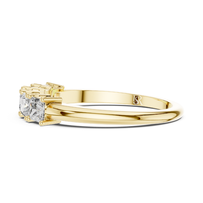 Yellow gold princess diamond five stone ring
Gold band with princess cut diamonds
Elegant princess diamond ring in gold
Minimal yellow gold diamond band
Yellow gold square diamond anniversary ring
Contemporary princess cut stack ring
Gold five stone wedding band
Slim princess diamond ring in yellow gold
Straight princess diamond row ring
Modern yellow gold multi diamond band
