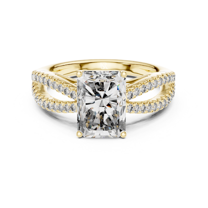 Yellow gold radiant cut diamond split shank engagement ring
Radiant cut diamond ring with double pave band in gold
Yellow gold radiant diamond bridal ring with split band
Split shank radiant cut engagement ring in yellow gold
Radiant lab diamond ring with pave side diamonds
Yellow gold radiant diamond ring with crossover shank
Elegant radiant cut diamond statement ring in gold
Yellow gold radiant diamond ring with double band design
Luxury radiant cut engagement ring with pave detailing
Radiant center stone