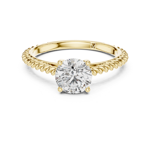 Yellow gold rope solitaire diamond ring
Gold rope band diamond ring front view
Yellow gold solitaire rope ring
Rope design diamond ring gold
Gold rope style solitaire ring
Yellow gold diamond rope band ring
Rope pattern gold solitaire ring
Gold rope diamond ring close view
Yellow gold rope band diamond ring
Rope style solitaire diamond ring