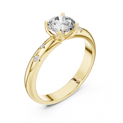 Yellow Gold Round Diamond Accent Solitaire Ring
Cathedral Style Yellow Gold Diamond Ring
Round Diamond Prong Set Gold Ring
Yellow Gold Engagement Ring With Accent Stones
Elegant Yellow Gold Solitaire Diamond Ring
Minimal Yellow Gold Round Diamond Ring
Tapered Yellow Gold Diamond Engagement Ring
Classic Round Diamond Gold Ring
Polished Yellow Gold Accent Diamond Ring
Modern Yellow Gold Solitaire Ring