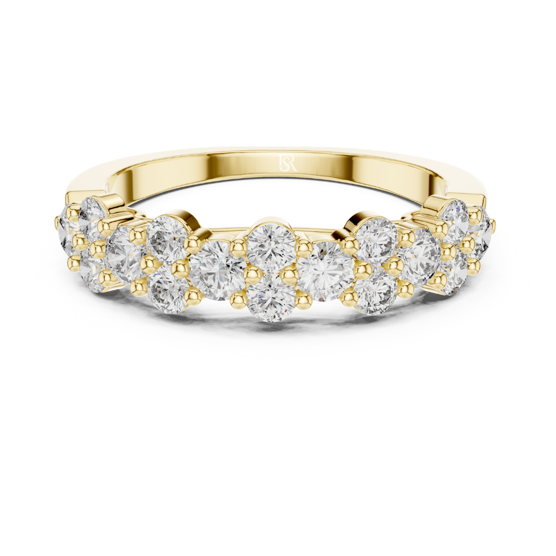 Yellow gold round diamond cluster band ring
Round diamond wedding band in yellow gold
Diamond cluster anniversary ring gold band
Yellow gold multi round diamond ring
Round cut diamond stackable band ring
Yellow gold shared prong diamond band
Minimal round diamond band in gold
Diamond floral cluster ring yellow gold
Elegant round diamond band ring
Yellow gold diamond statement band ring