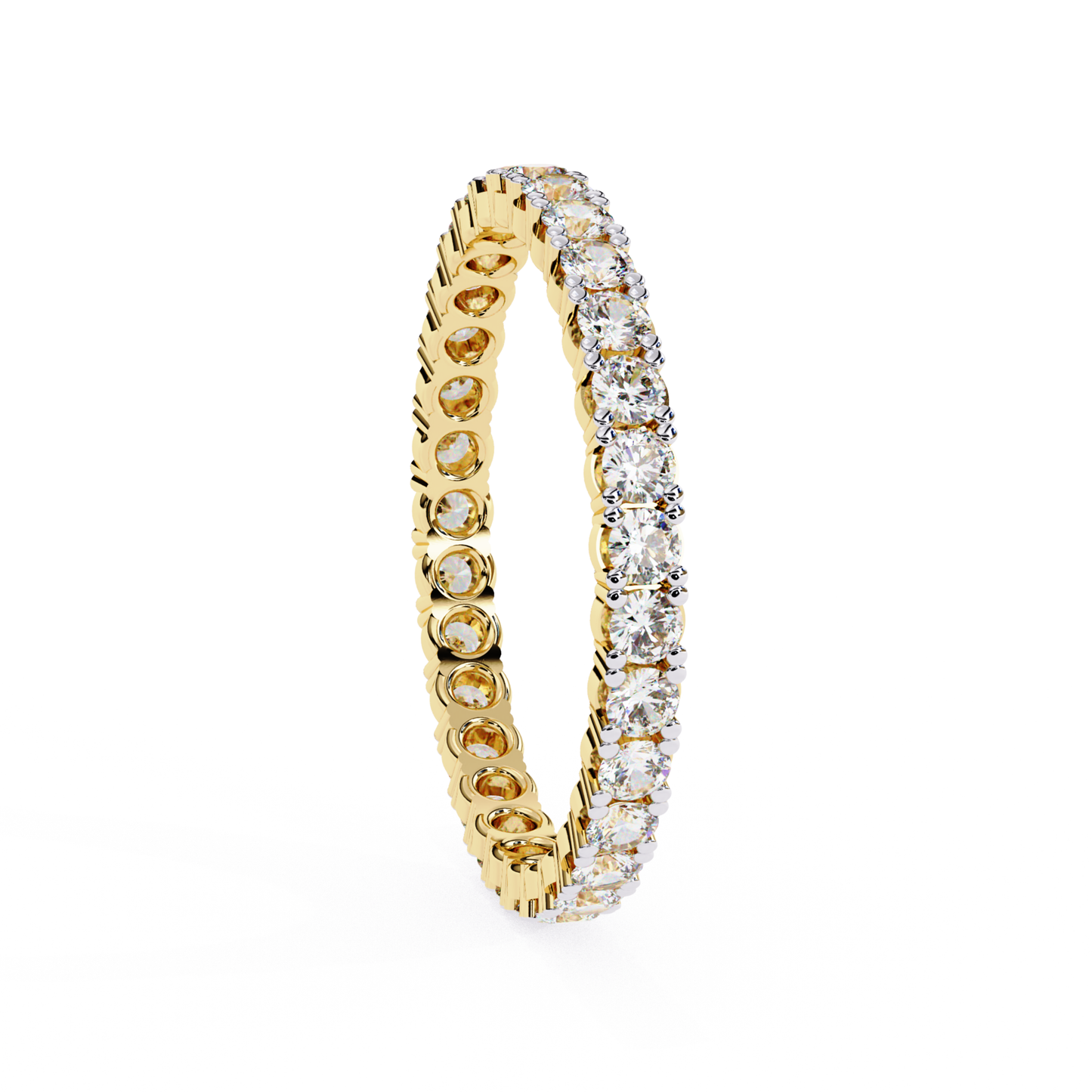Yellow gold eternity band with round diamonds
Round diamond eternity ring in yellow gold
Yellow gold diamond full band ring
Diamond eternity band side view
Yellow gold ring with round diamond line
Classic round diamond eternity band
Yellow gold band with set diamonds
Round diamond gold eternity ring
Yellow gold diamond band close view
Full diamond eternity ring in yellow gold