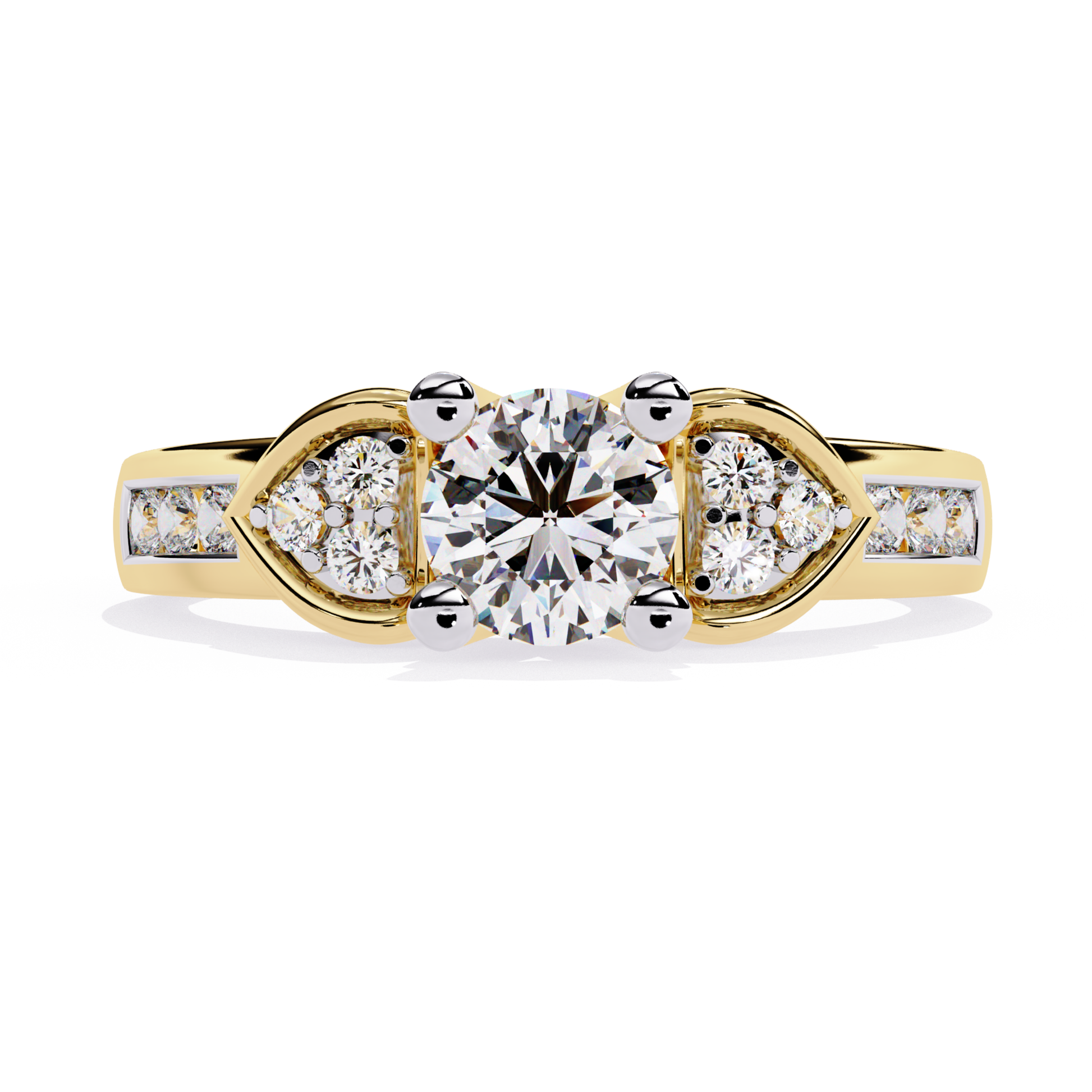 Yellow gold round diamond ring front view
Round diamond ring yellow gold center stone
Yellow gold round diamond ring close front angle
Round cut diamond ring yellow gold band
Yellow gold round diamond ring detailed front look
Round diamond ring yellow gold prong setting
Yellow gold round diamond ring top front design
Round diamond ring yellow gold side accent stones
Yellow gold round diamond ring clear center focus
Round diamond ring yellow gold classic front view