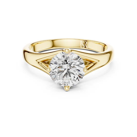 Yellow metal round diamond solitaire ring
Front view yellow metal diamond ring
Classic yellow metal round diamond ring
Round diamond solitaire yellow metal ring
Minimal yellow metal diamond ring front
Elegant yellow metal round diamond ring
Four prong yellow metal diamond ring
Yellow metal solitaire diamond ring close
Simple yellow metal round diamond ring
Yellow metal diamond ring front view