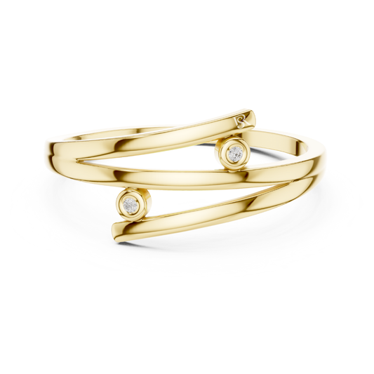Minimal yellow gold crossover diamond ring
Modern wrap style gold diamond ring
Open bypass yellow gold ring with diamonds
Sleek yellow gold spiral diamond ring
Contemporary gold ring with bezel diamonds
Elegant yellow gold layered diamond ring
Minimalist open band diamond ring in gold
Twisted yellow gold ring with round diamonds
Modern bypass gold ring with bezel set stones
Fine yellow gold wrap ring with diamonds