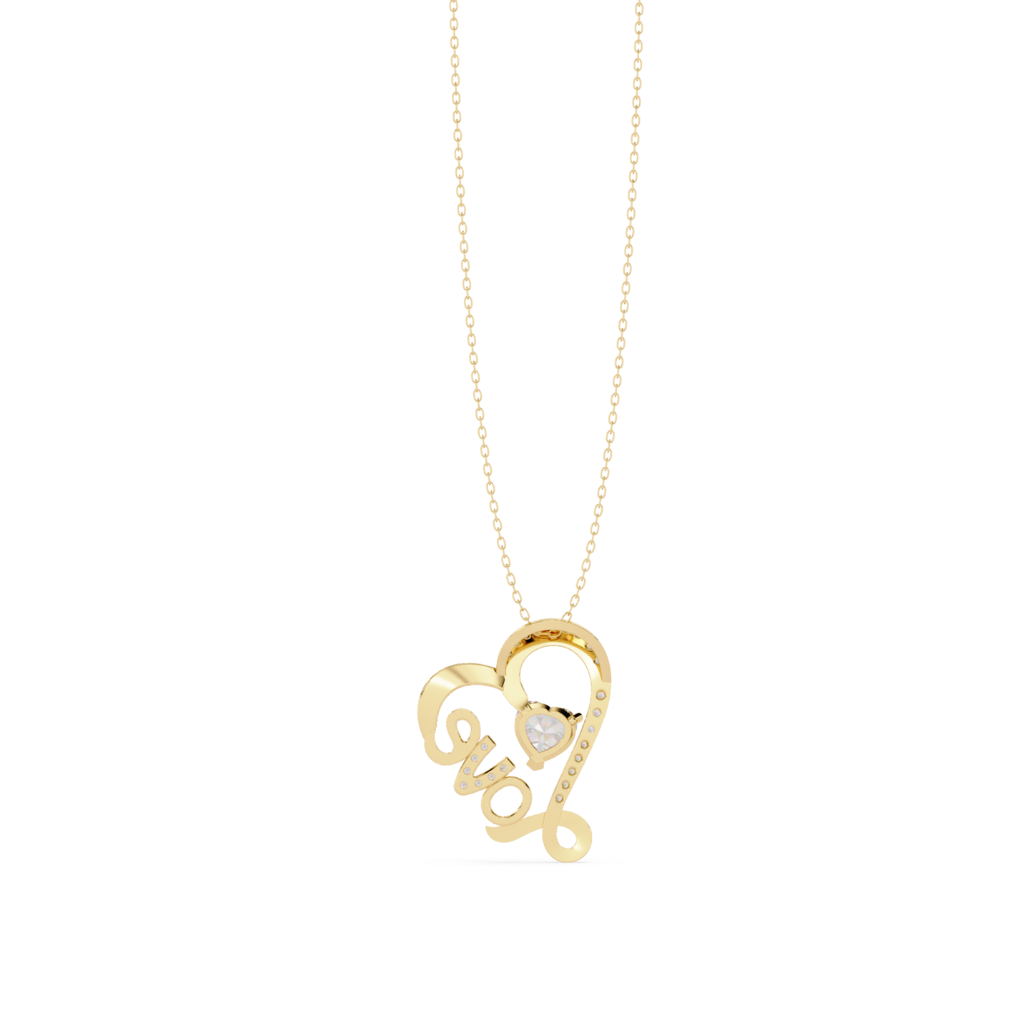 Love Inspired Diamond Heart Pendant