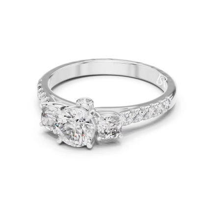 three stone diamond pave ring
diamond ring three stone pave band
three stone diamond ring side angle
pave diamond band engagement ring
three stone diamond ring shank view
diamond ring pave band close view
three stone diamond ring fine band
pave set diamond ring detail
three stone diamond ring profile
diamond ring three stone pave design