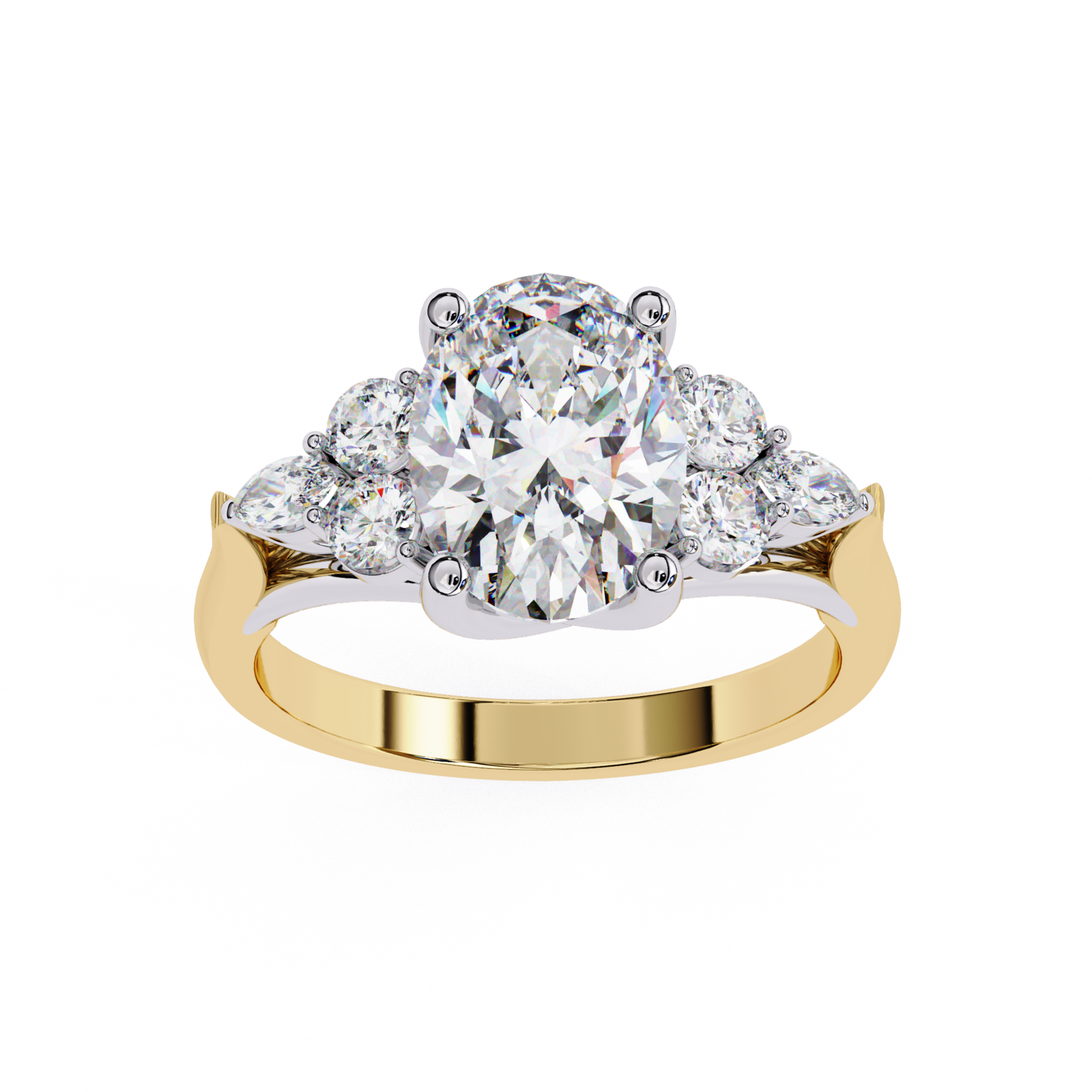 Oval diamond with side stones
Diamond ring with oval center
Oval diamond ring with side diamonds
Oval diamond ring with accent stones
Classic oval diamond ring
Diamond ring with oval center stone
Exquisite oval diamond ring with side stones
Oval diamond ring with side accents
Beautiful oval diamond ring
Elegant oval diamond ring with side details