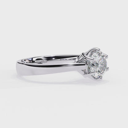 Diamond Majesty Ring in White Gold