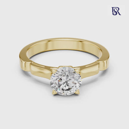 Round center diamond ring front view
Round diamond ring structured band detail
Round cut diamond ring close view
Round diamond ring clean product look
Round center diamond ring plain background
Round diamond ring fine band detail
Round diamond ring studio style view
Round diamond ring top angle look
Round center diamond ring modern style
Round diamond ring minimal jewellery design