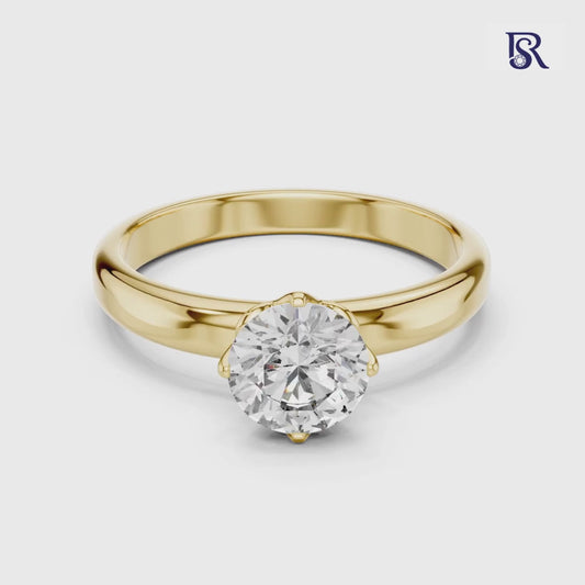 Round center diamond ring front view
Round diamond ring smooth band design
Round cut diamond ring close view
Round diamond ring clean product look
Round center diamond ring plain background
Round diamond ring fine detail view
Round diamond ring studio style view
Round diamond ring top angle look
Round center diamond ring simple style
Round diamond ring classic jewellery design