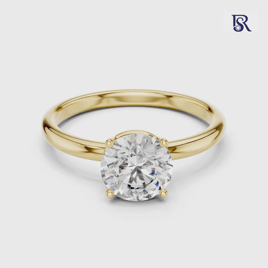 Round center diamond ring front view
Round diamond ring smooth classic band
Round cut diamond ring close view
Round diamond ring clean product look
Round center diamond ring plain background
Round diamond ring fine detail view
Round diamond ring studio style view
Round diamond ring top angle look
Round center diamond ring simple design
Round diamond ring classic jewellery style