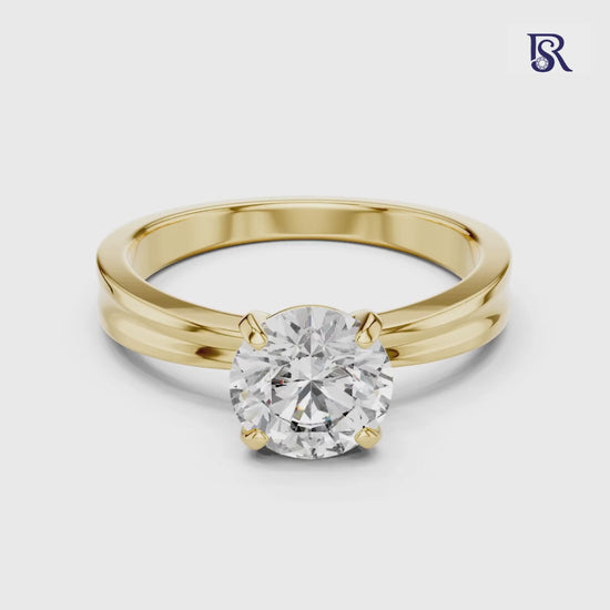 Round center diamond ring front view
Round diamond ring plain band design
Round cut diamond ring close view
Round diamond ring clean product view
Round center diamond ring simple look
Round diamond ring on white background
Round diamond ring fine detail view
Round diamond ring studio style view
Round center diamond ring classic design
Round diamond ring minimal jewellery style
