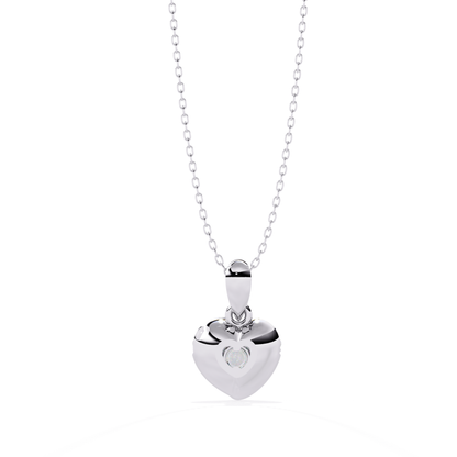 white gold diamond pendan