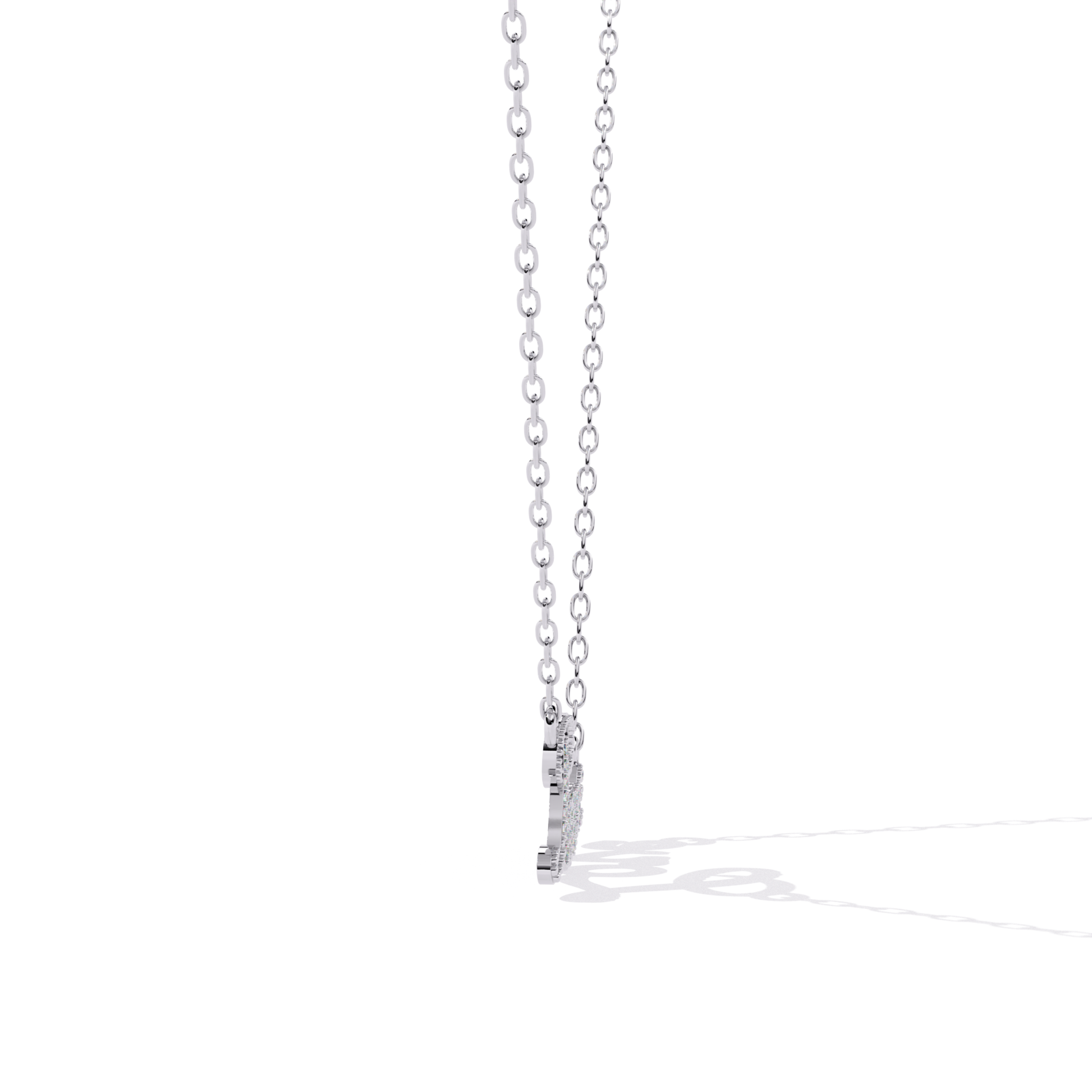 love design diamond necklace 