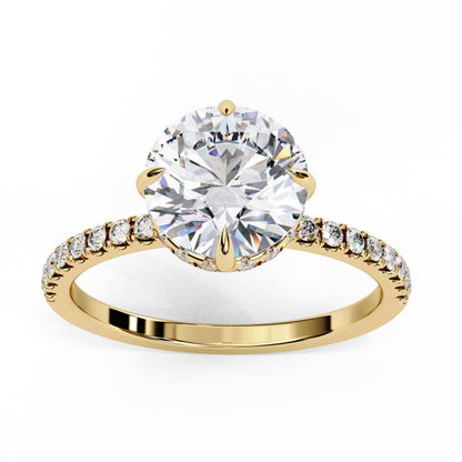 Solitaire diamond in yellow gold
Yellow gold diamond solitaire
Elegant gold diamond ring
Large diamond ring in yellow gold
Brilliant solitaire diamond ring
Yellow gold ring with solitaire diamond
Glimmering diamond in gold band
Classic yellow gold solitaire ring
Yellow gold ring with brilliant diamond
Gorgeous solitaire diamond ring